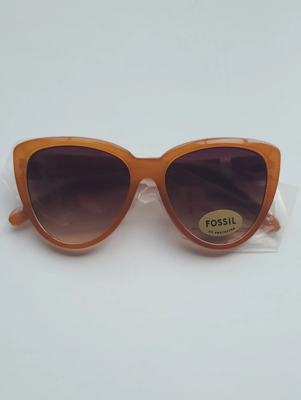 Fossil Women’s Amber Cat-Eye Sunglasses - Brown Gradient Lenses NWT
